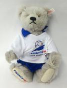 Steiff Bear Especially for Japan `Soccar Bear France Champion World Cup 1998`, boxed, 30cm