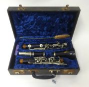 A Boosey and Hawkes clarinet cased