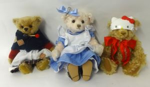 Three rare Steiff Japanese Bears `Japan Masemoiselle Akiko, Japan Hello Kitty and Happy Birthday