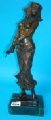 Bronze figure of an Egyptian Lady, 45cm