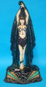 Reproduction Art Deco figure, 52cm high