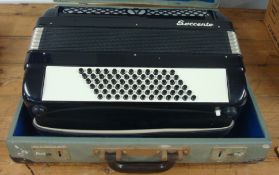 Sorrento piano accordion, cased