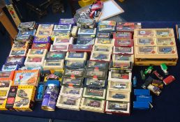 Large collection of die cast models approximately 75 including Lledo. Corgi and Vanguards
