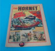 The Hornet Comic World Cup 1966 issue, July 16th 1966 with world cup badge, The Hornet Comic World