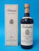 A bottle of Balantines Scotch Whisky, aged 30 years in original box