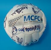 Manchester City collectors signed football
