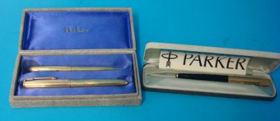 Two Parker fountain pens (boxed)