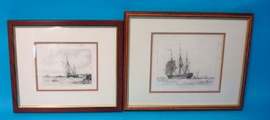 Four marine prints including after E W Foote Uk steam vessel