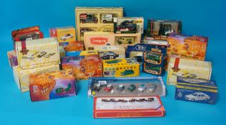 Collection of various boxed diecast models including Matchbox Collectables Series, Great Beers