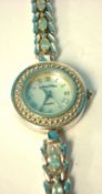 A Ladies silver Quartz `Jewell Time` wrist watch