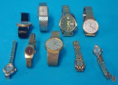 Nine assorted Gents and Ladies wrist watches (9)
