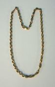 9ct gold necklace, approx 24g