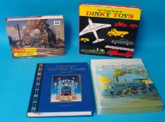Three Collectors books including The Golden Years of Tin Toy Trains 1850-1909, Hornby The Story Of