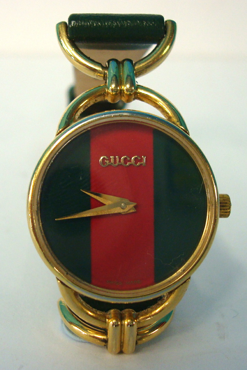 A ladies Gucci wrist watch