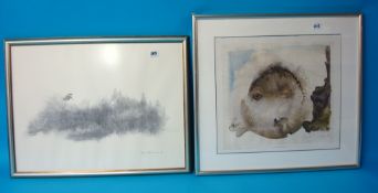 Set of six Mogens Anderson prints (three limited edition) largest 36cm x 40cm