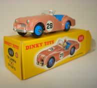 Dinky Triumph II sports car, No 370, boxed