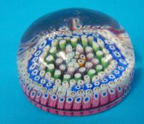An English Millefiori Paperweight possibly by John Walsh