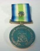 A South Atlantic Medal awarded to T.P.Galloway RNSTS SA11 MV Saxaonia, with original ribbon and
