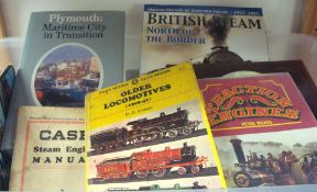 A collection of Books on Steam Trains and also Plymouth Maritime City Transport