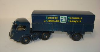 Dinky Panhard French lorry, blue