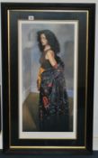 ROBERT LENKIEWICZ (1941-2002) limited edition print `Anna Black Shawl` No 388/475 with certificate