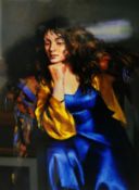 ROBERT LENKIEWICZ (1941-2002) limited edition print `Karen Seated` No 352/475 with certificate