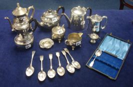 Small collection of silver plated ware