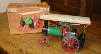 Mamod steam tractor, boxed