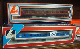 Fourteen various coaches mainly Lima also Hornby