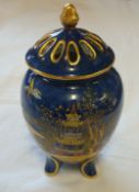 Carlton Ware art pottery vase and cover, 16cm