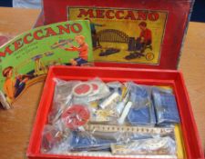 Meccano set No 6 boxed (yellow)