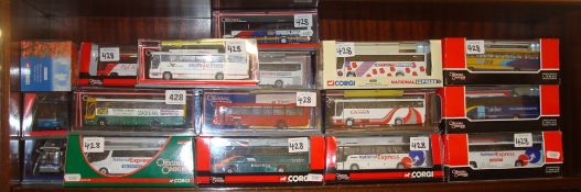 Collection of 39 die-cast model buses mainly Corgi