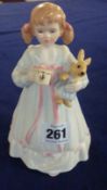 Royal Doulton figure `Bunnys Bedtime` 17cm