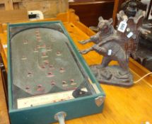 Black Forest bear table lamp and The Pixie Pinball game (2)