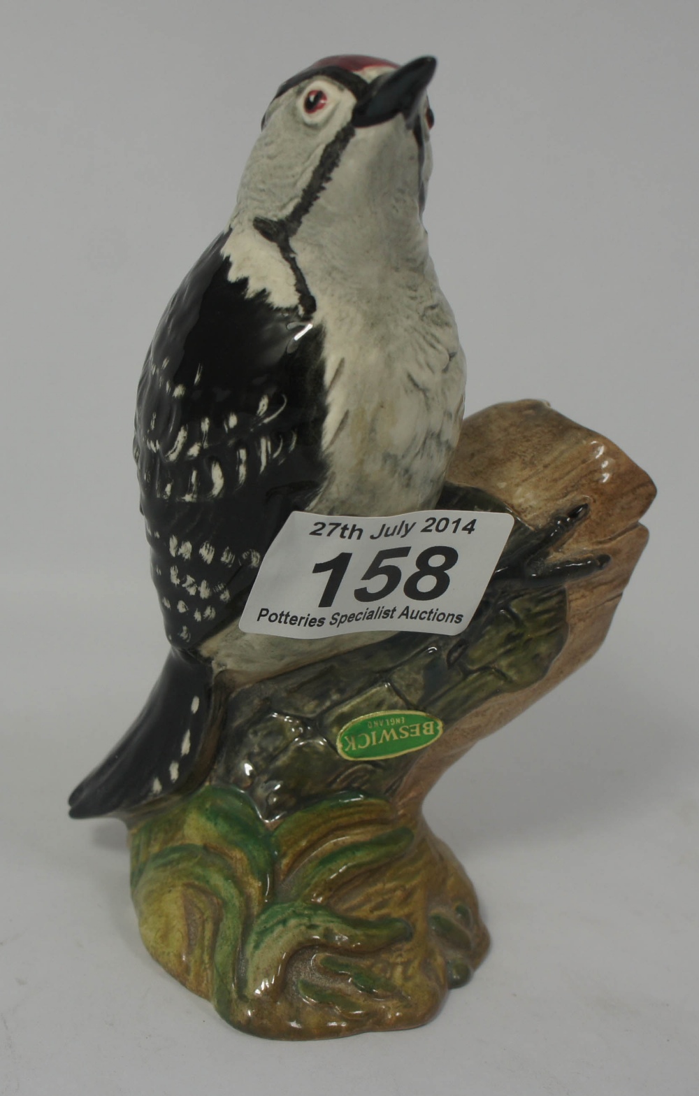 Beswick Lesser spotted woodpecker 2420