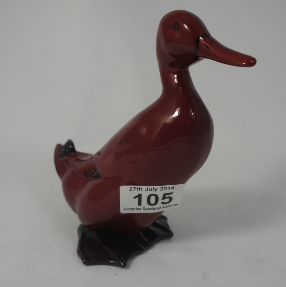 Royal Doulton Flambe Drake, height 16cm