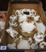 A collection of Royal Albert Old Country Roses trinkets, Bowls, dishes etc (30)