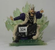 Enchantica Model of Wizard Sitting at His Thrown0 Limited Edition with certificate, height 24cm