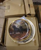 A collection of collectors plates from the Bradford Exchange and Royal Worcester Aeroplanes etc ,
