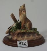 Border Fine Arts figure of Hare " The Runner"  limited edition by Ray Ayres Made in Scotland ,height