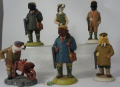 A collection of Robert Harrop figures from the Country Companions series, 5 boxed (6)