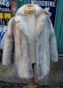 1960s Faux Artic Fox fur coat by Glenn Models ltd (Approximate size 10)