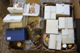 A collection of Danbury mint Teddy bear figures in various costumes, all boxed (11) (2 trays)