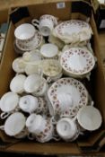 A collection of pottery to include large bone china tea coffee and dinner set
