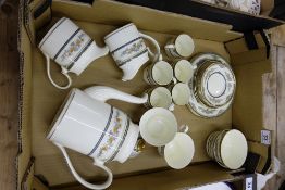 A Minton coffee and part teaset in the Stanwood design (22 pieces)
