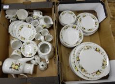 A Collection of pottery to include Royal Doulton Miramont part dinner service (2 Trays)