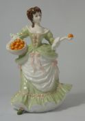 Coalport figure Nell Gwynn, limited edition for Compton & Woodhouse, boxed