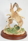 Border Fine Arts Figure March Hares  B1074 NO 278/500 25cm in height