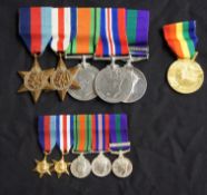 A group of medals awarded to 14551 34 0 SJT. R.Burrell. R.E, comprising Asia 1945-6 Medal, The
