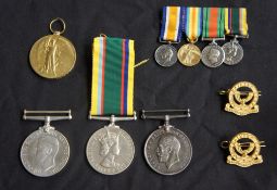 A group of medals awarded to 31609 Pte. F. Bridge. North* D FUS comprising 1914-1918 medal,
